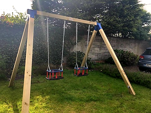 Heavy Duty Double Baby Swing