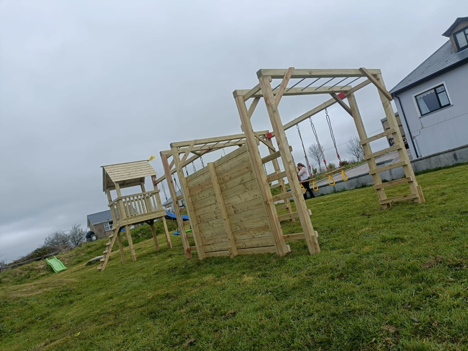Garden Gym Frame Connected to Cubby Tower - Best Value - Image 11
