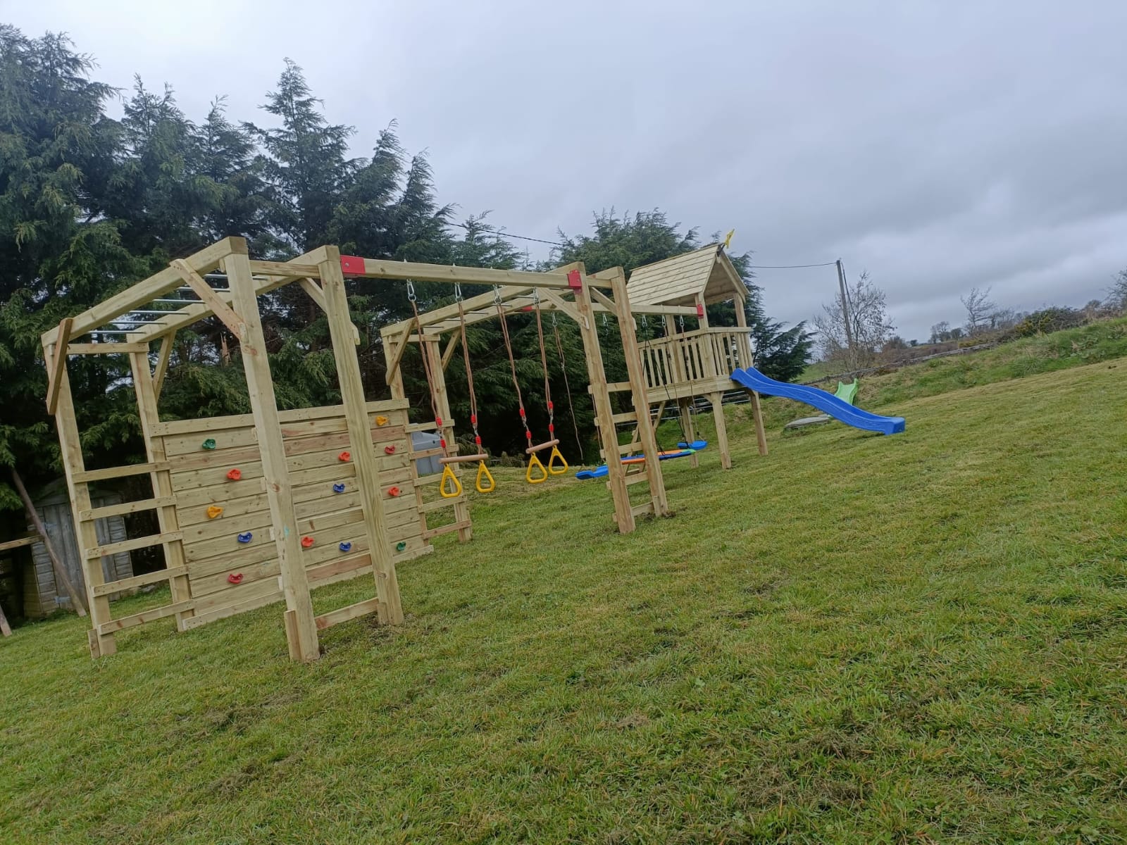 Garden Gym Frame Connected to Cubby Tower - Best Value - Image 13