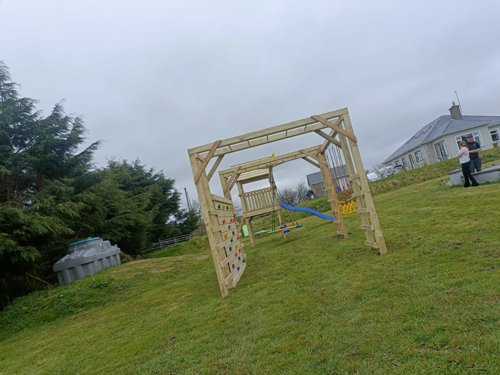 Garden Gym Frame Connected to Cubby Tower - Best Value - Image 14