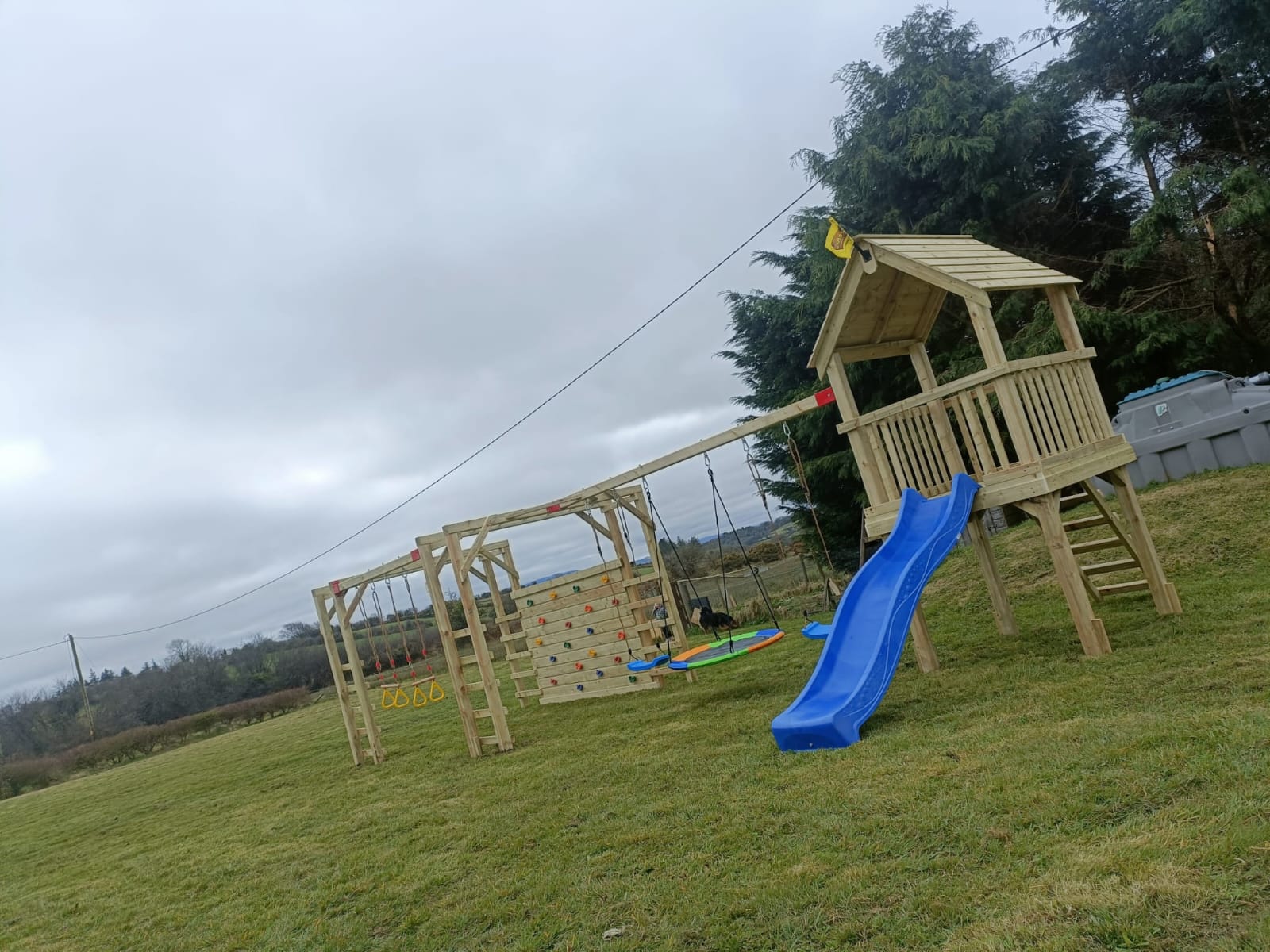 Garden Gym Frame Connected to Cubby Tower - Best Value - Image 6