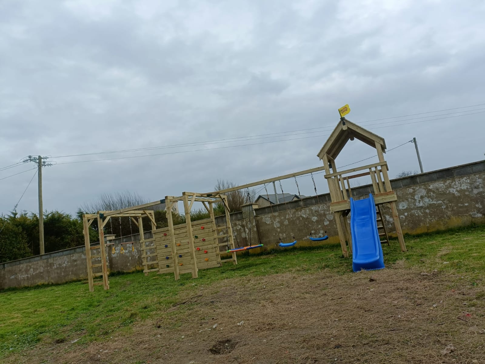 Garden Gym Frame Connected to Cubby Tower - Best Value - Image 9