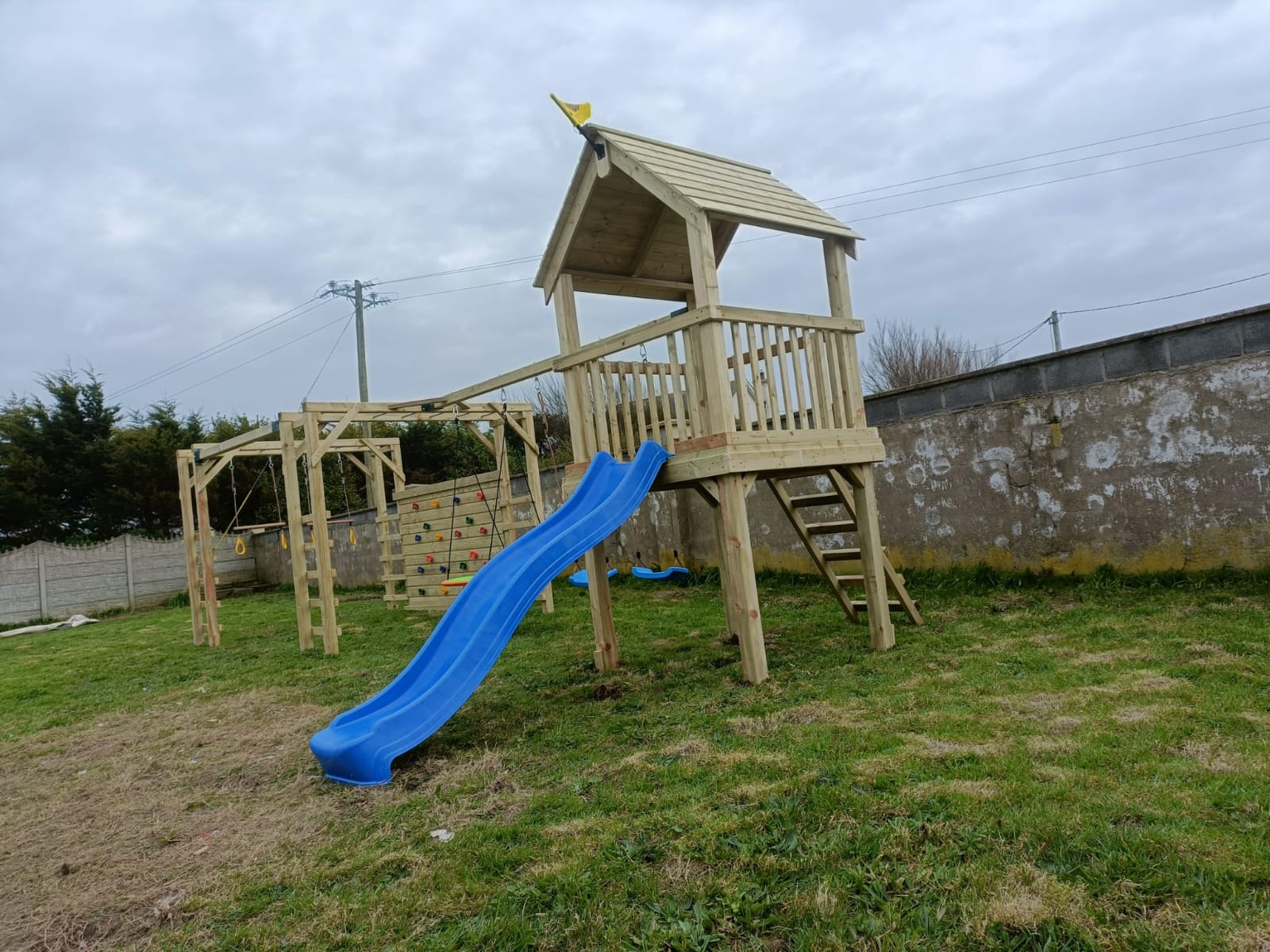 Garden Gym Frame Connected to Cubby Tower - Best Value - Image 8