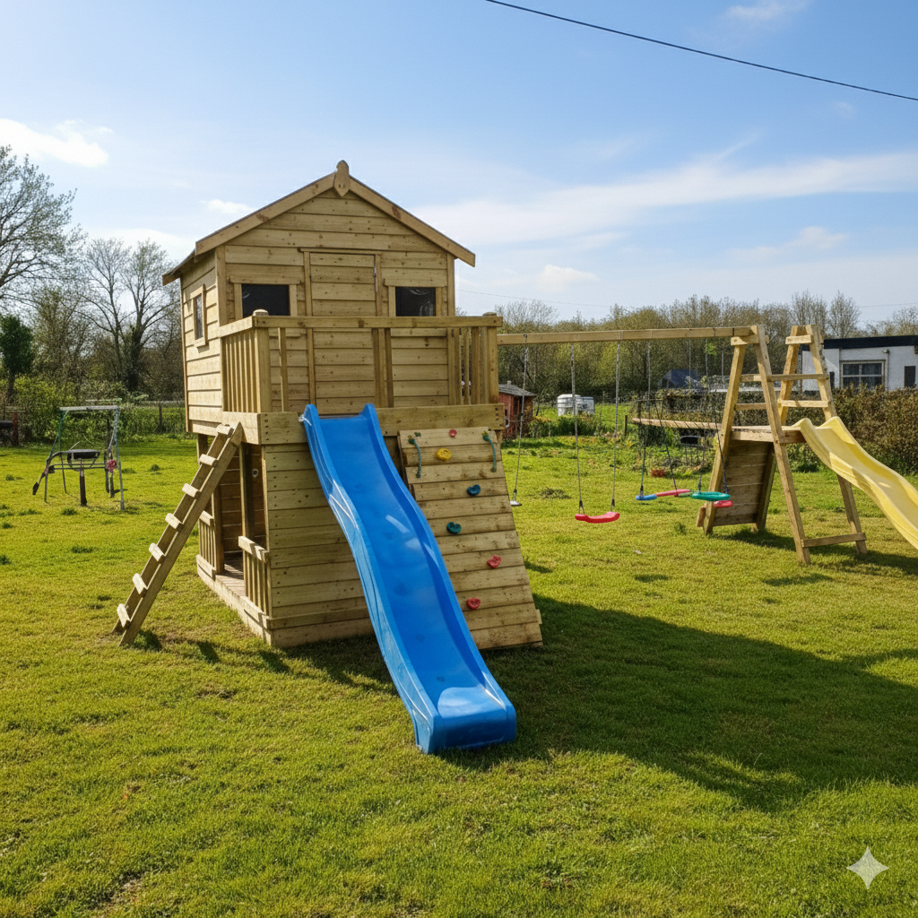 Forest Playhouse Closed in Bottom