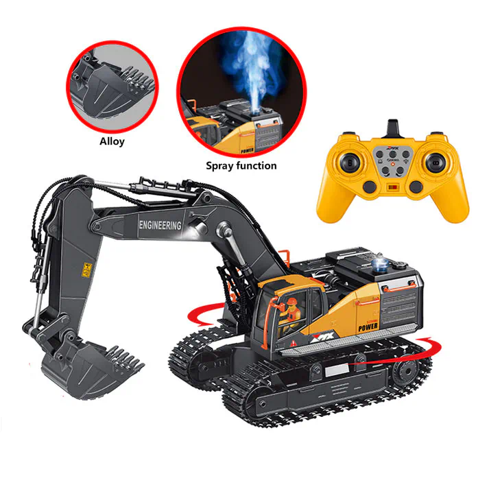 ZMX Engineering Excavator Toy with Remote Control