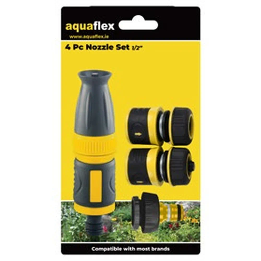 Aquaflex 4 Pc Nozzle Set 1/2" In