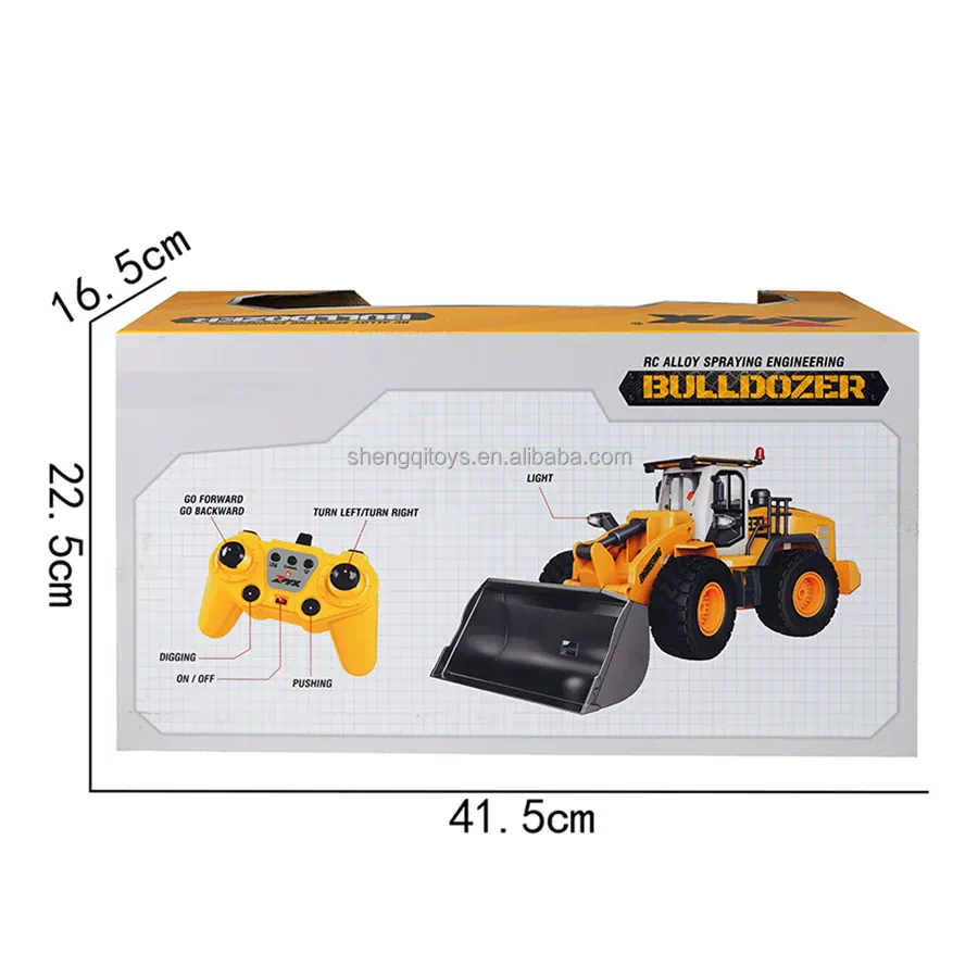 ZMX Engineering Bulldozer Toy with Remote Control - Image 3