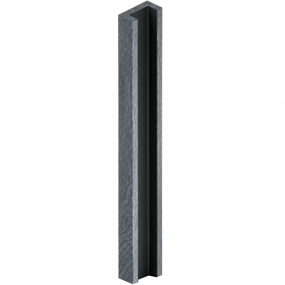 Composite Fence Trim 1.8m Grey (Pack of 2)