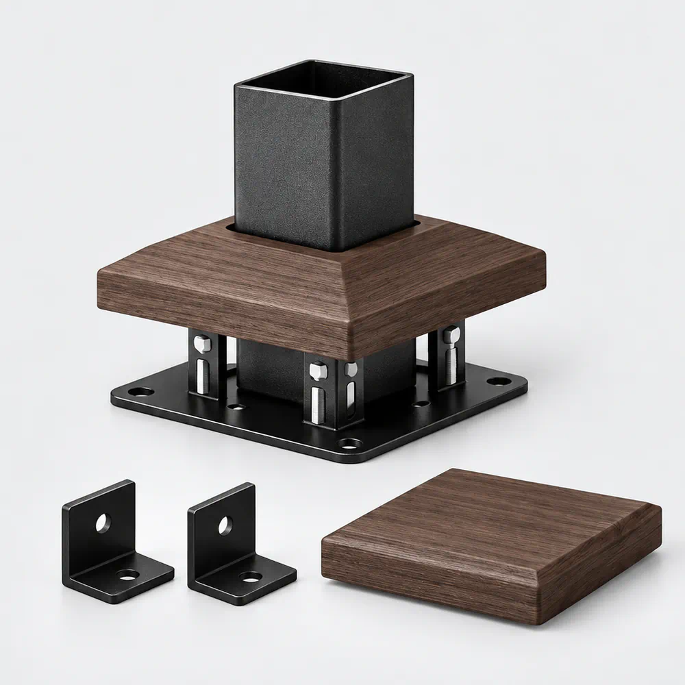 Composite Railing Cover/Base & Accessories Box 2