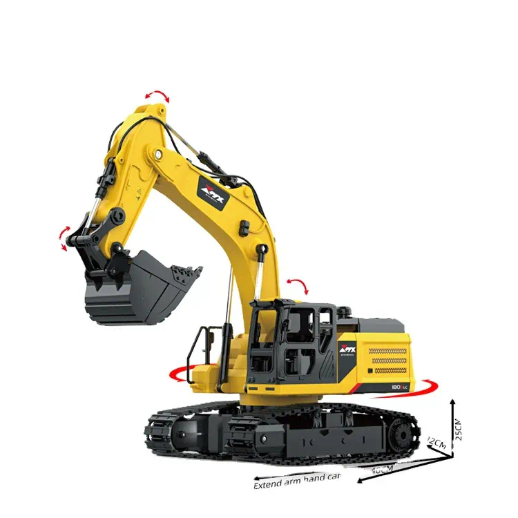 ZMX Engineering Excavator Construction Toy with Remote Control - Image 8