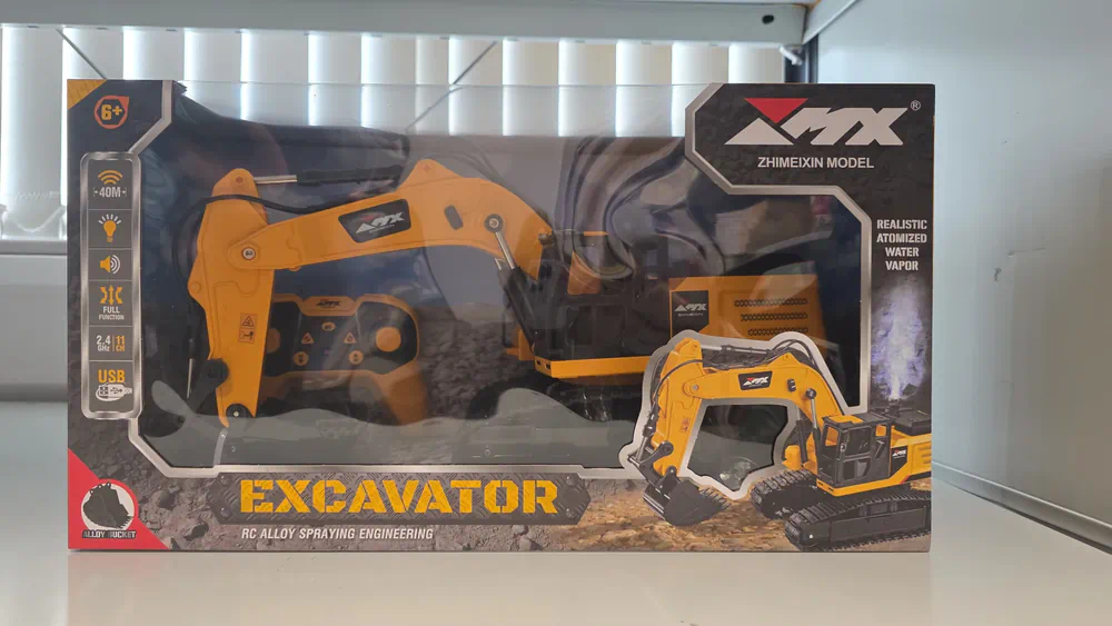 ZMX Engineering Excavator Construction Toy with Remote Control - Image 12