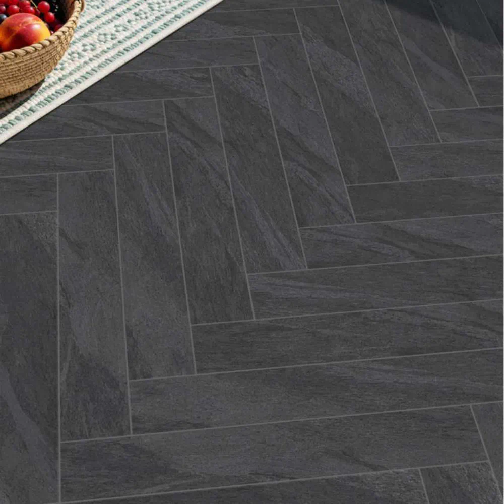 Country Anthracite Porcelain Planks