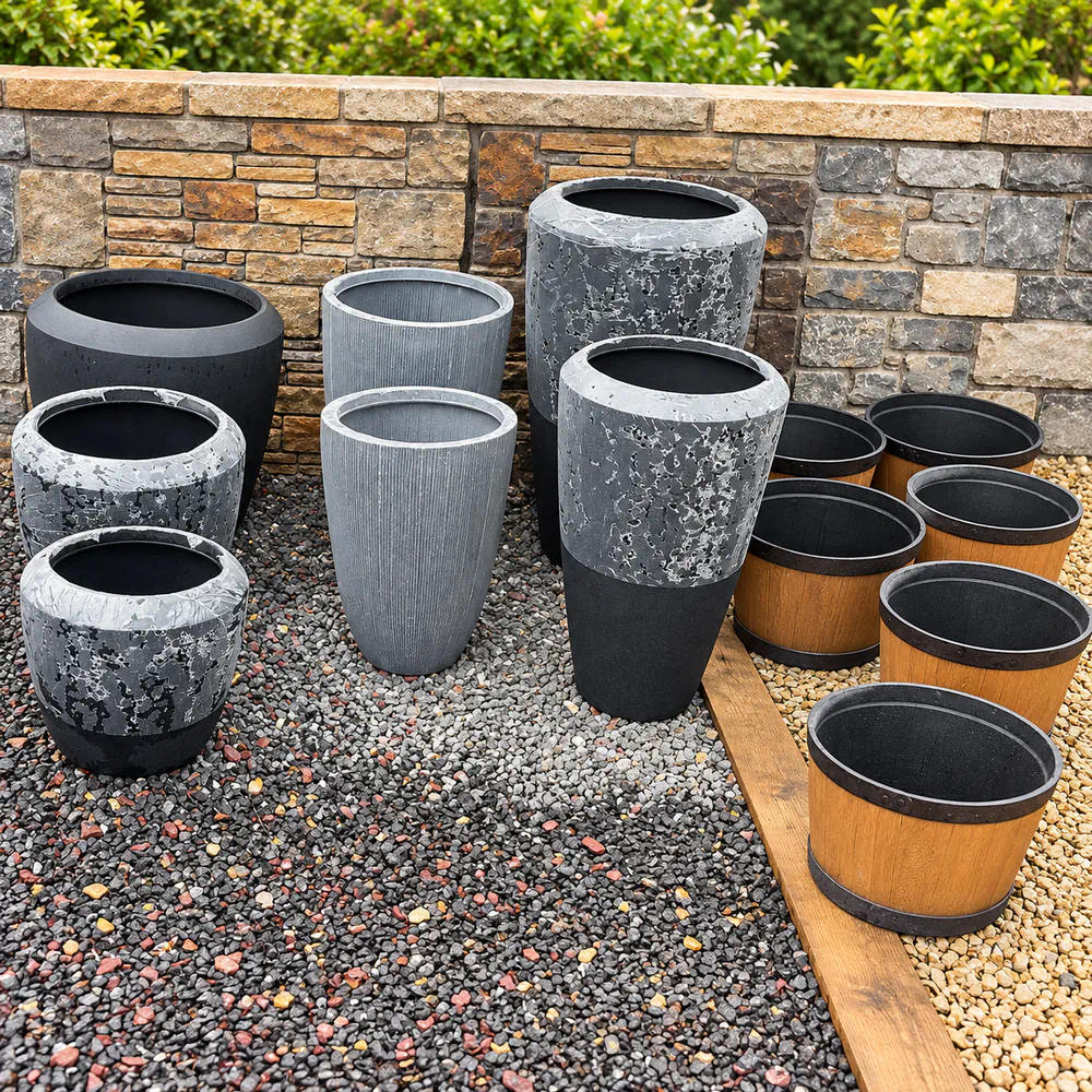 Decorative Garden Pots & Planters – Assorted Styles