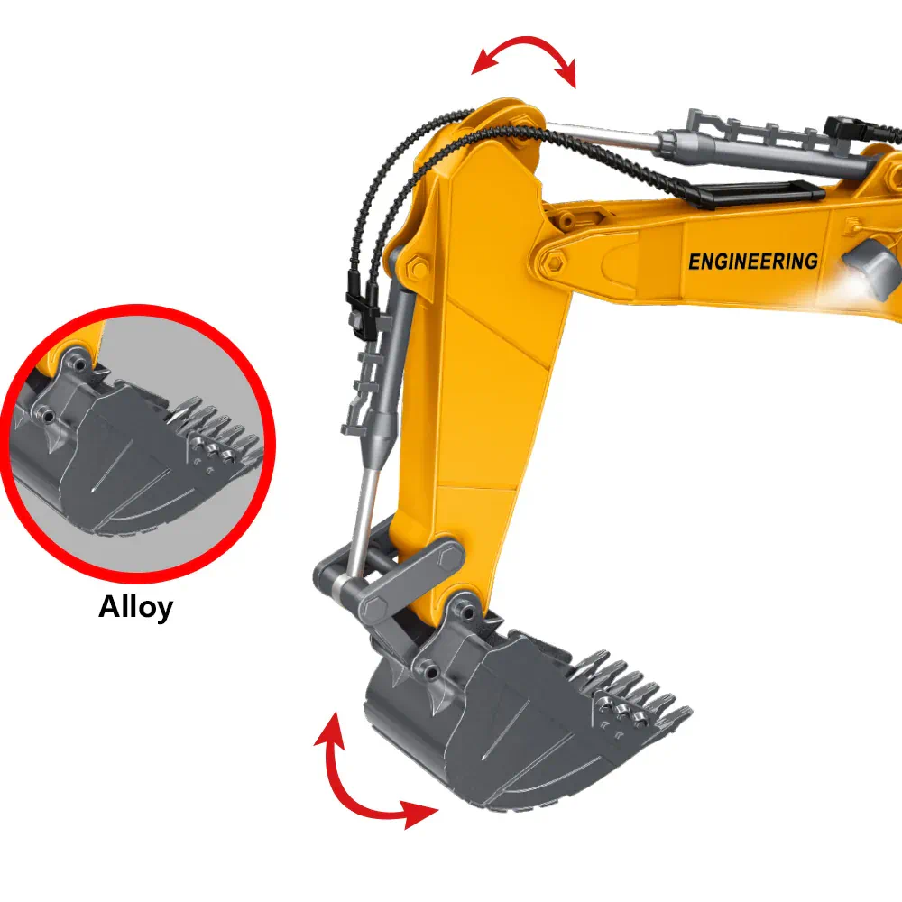 ZMX Engineering Excavator Construction Toy with Remote Control - Image 4