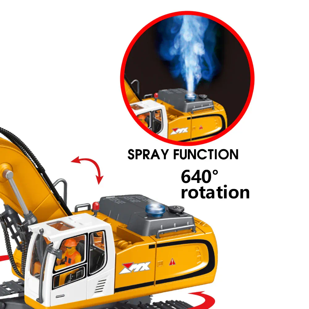 ZMX Engineering Excavator Construction Toy with Remote Control - Image 5