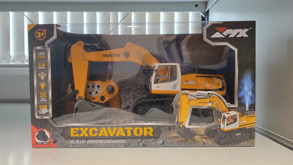 ZMX Engineering Excavator Construction Toy with Remote Control - Image 6