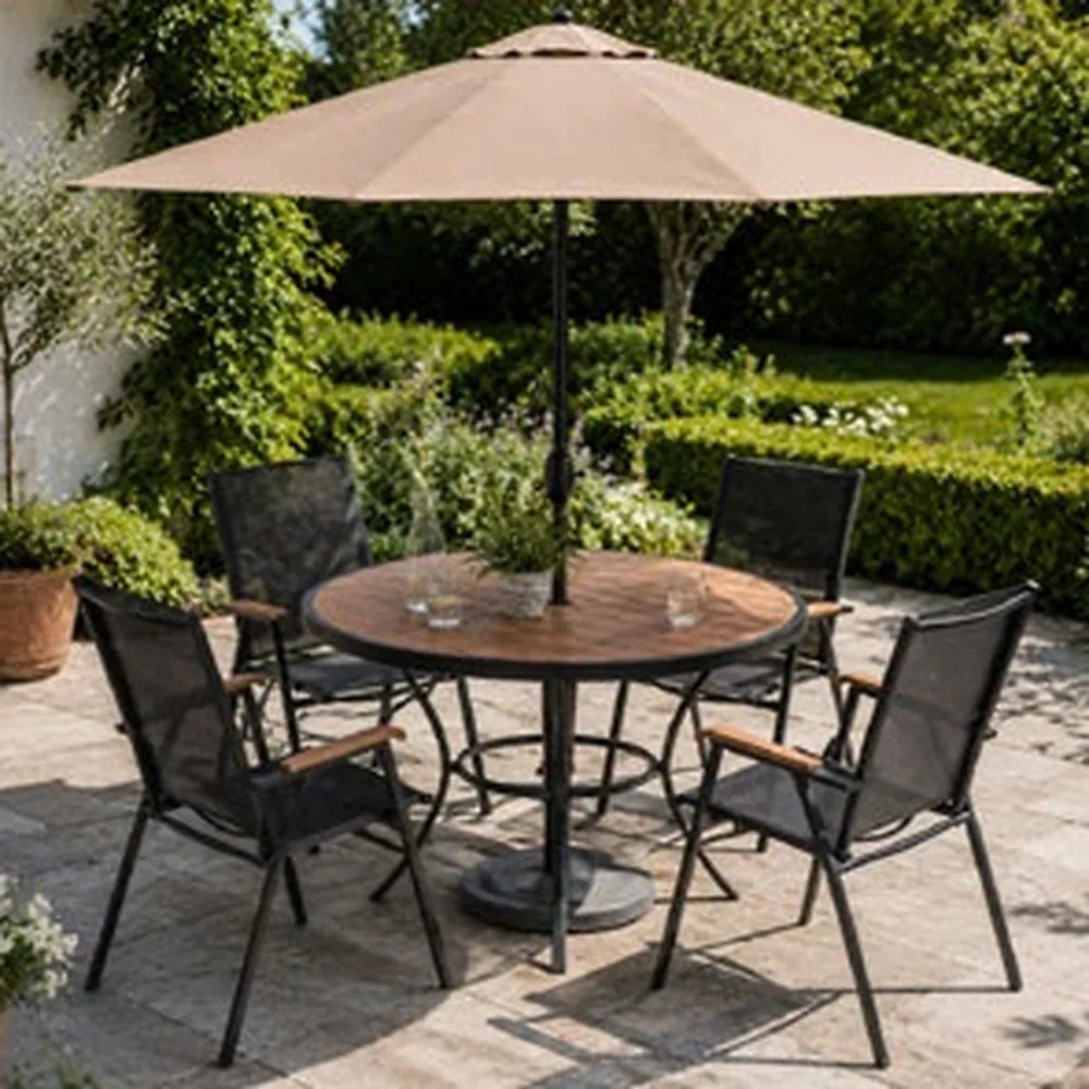 Rimini Dining Set With Parasol