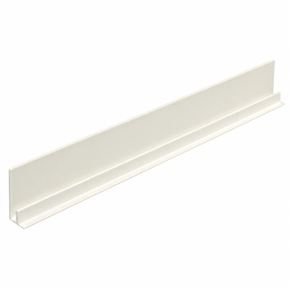 Shiplap Cladding Wall Starter Trim White 5m